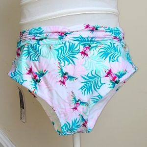 Agua Menta High Waist Bikini Bottom